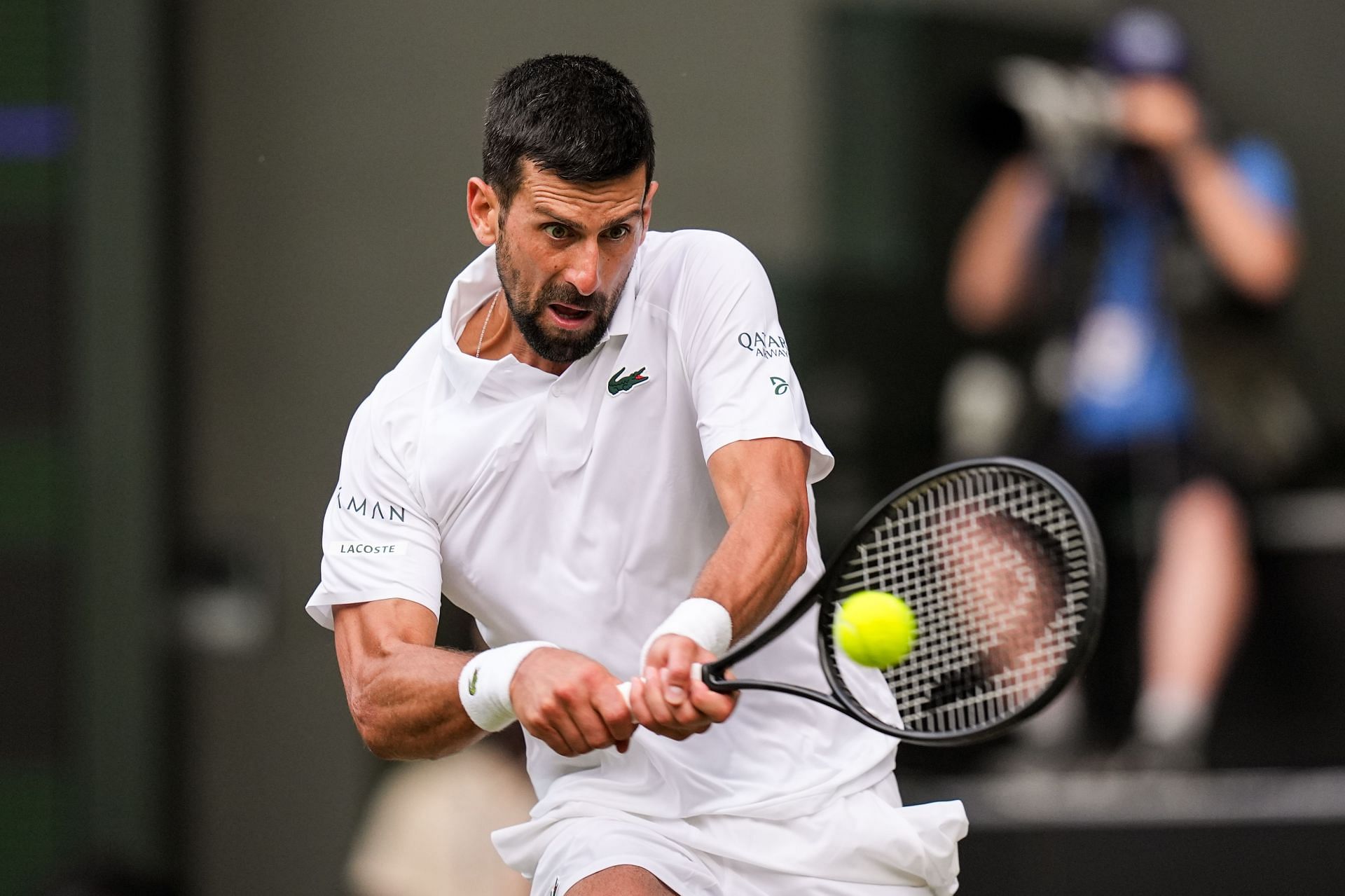 Djokovic at the Championships - Wimbledon 2025 - (Source: Getty)